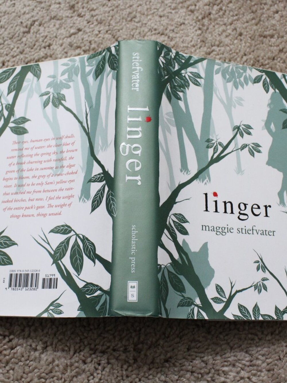 Linger (Wolves of Mercy Falls, Book 2) - Hardcover Novel Book